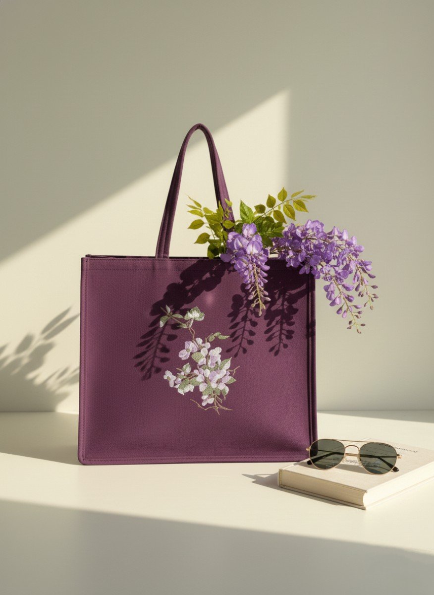 Suede Tote bags